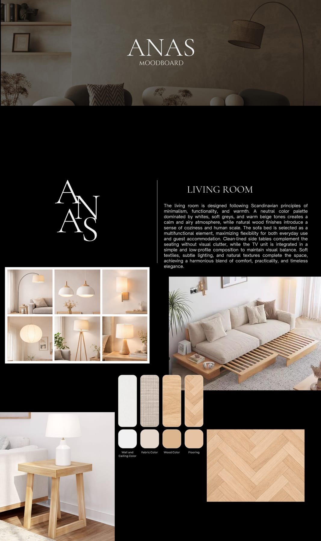 Anas — Living Room moodboard